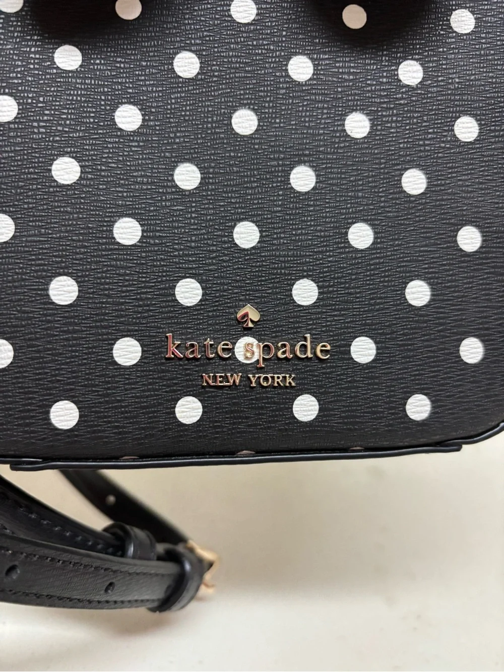 kate spade Disney x kate spade Black Crossbody Interior with Gold Hardware